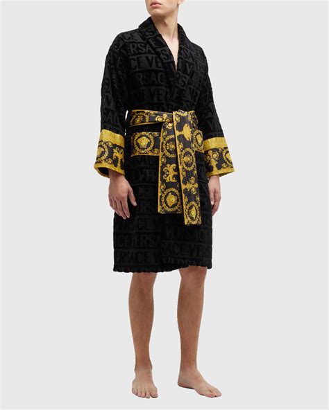 versace black robe|versace robe neiman marcus.